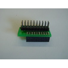 2mm to 2.54mm Adapter, 20 Pin, Right Aligned 2mm to 2.54mm Adapter, 20 Pin, Right Aligned